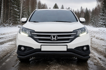 Honda CRV 2012-2016 Bull bar anteriore ST007 Black (acciaio inox) foto 1