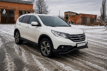 Honda CRV 2012-2016 Bull bar anteriore ST007 Black (acciaio inox) foto 2