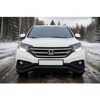 Bull bar anteriore ST007 Black (acciaio inox) Honda CRV 2012-2016 foto 1