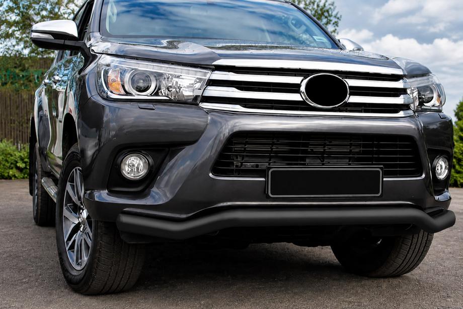Toyota Hilux 2015- Protezione anteriore ST007 Black (acciaio inox) Foto 1