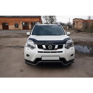 Protezione anteriore ST007 Black (acciaio inox) Nissan X-trail T31 2007-2014 foto 2