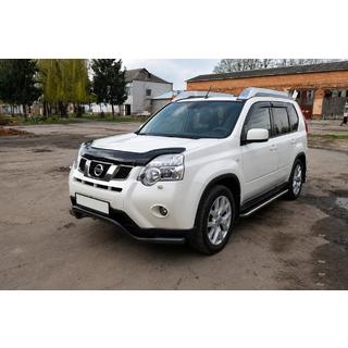 Protezione anteriore ST007 Black (acciaio inox) Nissan X-trail T31 2007-2014 foto 3