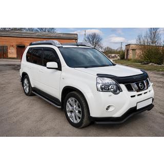Protezione anteriore ST007 Black (acciaio inox) Nissan X-trail T31 2007-2014 foto 1