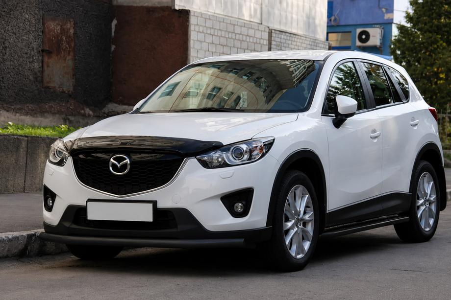 Mazda CX-5 2012-2017 Parabullbar Anteriore ST008 Nero (Acciaio Inox) Foto 2