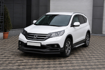 Honda CRV 2012-2016 Protezione anteriore ST008 Black (acciaio inox) foto 3