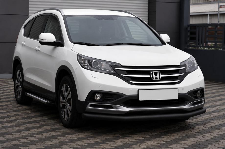 Honda CRV 2012-2016 Protezione anteriore ST008 Black (acciaio inox) Image