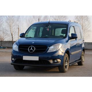 Protezione anteriore ST008 Black (acciaio inox) Mercedes Citan 2013-2021 foto 2