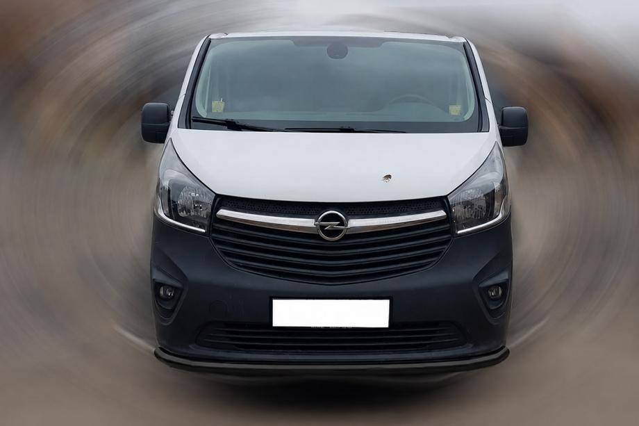Fiat Talento 2016- Parabullbar Anteriore ST008 Nero (Acciaio Inox) Image