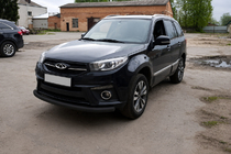 Chery Tiggo 3 2005- Parabullbar Anteriore ST008 Nero (Acciaio Inox) foto 2