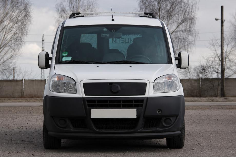Fiat Doblo I 2001-2005 Parabullbar Anteriore ST008 Nero (Acciaio Inox) Foto 2