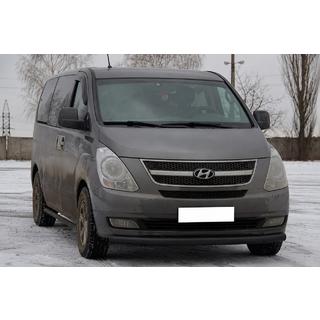 Parabullbar Anteriore ST008 Nero (Acciaio Inox) Hyundai H300, H1, Starex 2008-2020 foto 2