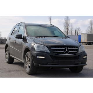 Parabullbar Anteriore ST008 Nero (Acciaio Inox) Mercedes ML W164 2005-2011 foto 2