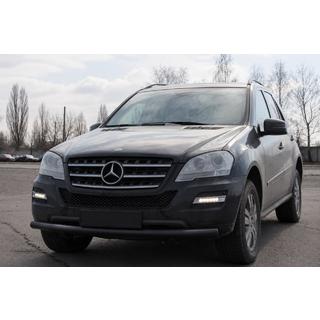 Parabullbar Anteriore ST008 Nero (Acciaio Inox) Mercedes ML W164 2005-2011 foto 3
