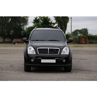 Parabullbar Anteriore ST008 Nero (Acciaio Inox) SsangYong Rexton I 2001-2017 foto 2