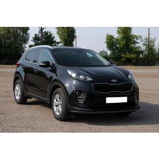 Parabullbar Anteriore ST008 Nero (Acciaio Inox) Kia Sportage 2015-2021 foto 2