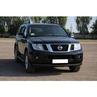 Bull bar anteriore ST008-1 Black (acciaio inox) Nissan Pathfinder R51 2005-2014 foto 2
