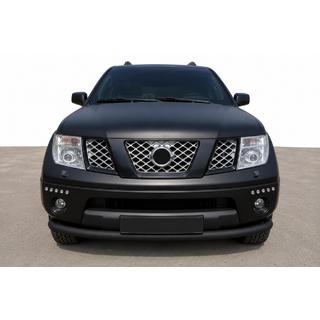 Bull bar anteriore ST008-2 Black (acciaio inox) Nissan Pathfinder R51 2005-2014