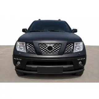 Bull bar anteriore ST008-2 Black (acciaio inox)