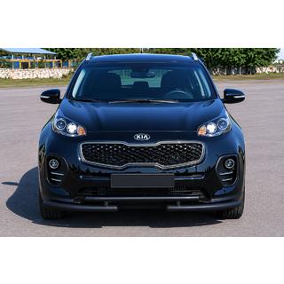 Bull bar anteriore ST009 Black (inox) Kia Sportage 2015-2021 foto 1