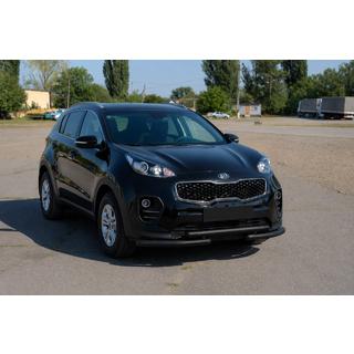 Bull bar anteriore ST009 Black (inox) Kia Sportage 2015-2021 foto 2