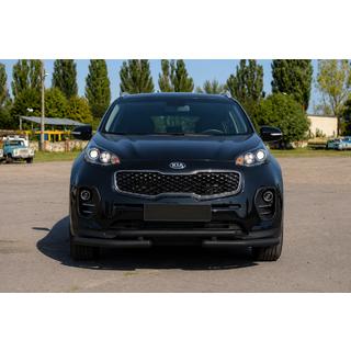 Bull bar anteriore ST009 Black (inox) Kia Sportage 2015-2021 foto 3