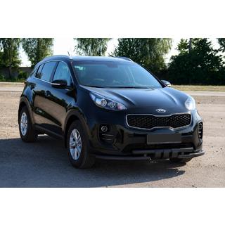 Protezione anteriore ST009-15 Black (acciaio inox) Kia Sportage 2015-2021 foto 2