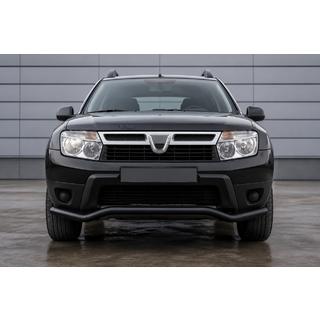 Barra di protezione anteriore ST012 Black (acciaio inox) Dacia Duster 2008-2018