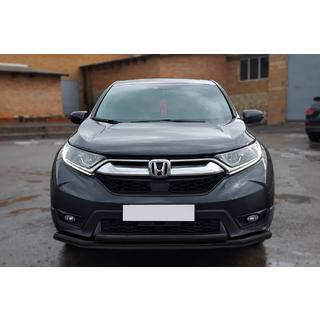 Protezione anteriore ST014 Black (2016-2019, acciaio inox) Honda CRV 2017-2022 foto 1
