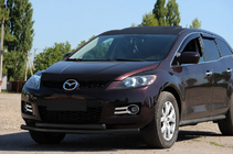 Mazda CX-7 2006-2012 Paraurti Anteriore ST014 Nero (Acciaio Inox) foto 1