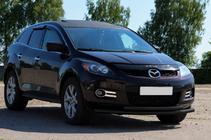 Mazda CX-7 2006-2012 Paraurti Anteriore ST014 Nero (Acciaio Inox) foto 3