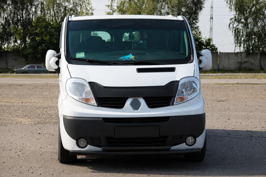 Opel Vivaro 2001–2015 Paraurti Anteriore ST014 Nero (Acciaio Inox) Foto 4