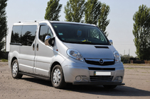 Nissan Primastar 2002-2014 Paraurti Anteriore ST014 Nero (Acciaio Inox) foto 2