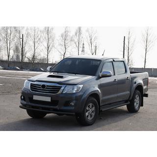 Paraurti Anteriore ST014 Nero (Acciaio Inox) Toyota Hilux 2006-2015 foto 2