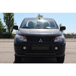 Bull bar anteriore ST014 Black (acciaio inox) foto 1