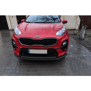 Bull bar anteriore ST014 Black (acciaio inox) Kia Sportage 2015-2021 foto 2