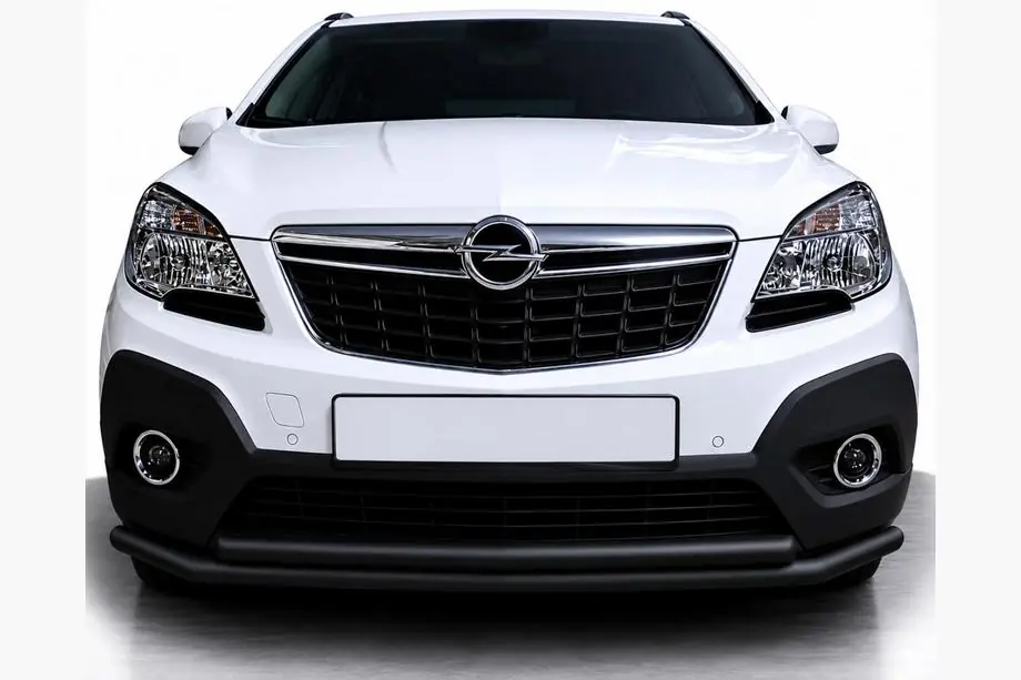 Opel Mokka 2012-2021 Bull bar anteriore ST014 Black (acciaio inox) Foto 1