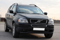 Volvo XC90 2002-2014 Bull bar anteriore ST014 Black (acciaio inox) foto 3
