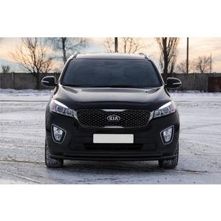 Bull bar anteriore ST014 60/42 mm Black (acciaio inox) Kia Sorento III UM 2014-2020 foto 3