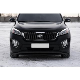 Bull bar anteriore ST014 60/42 mm Black (acciaio inox) Kia Sorento III UM 2014-2020 foto 4