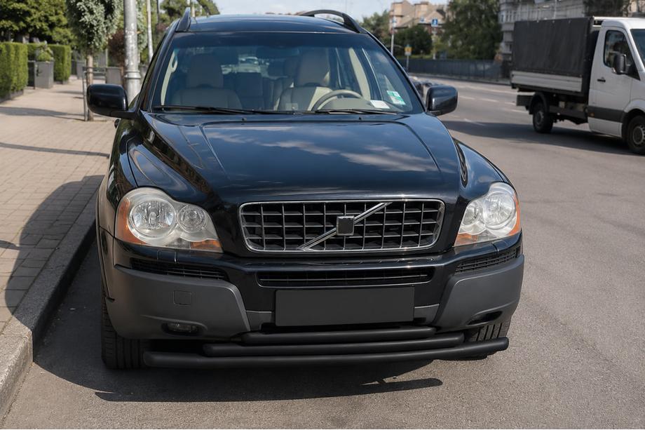 Volvo XC90 2002-2014 Bull bar anteriore ST014-2 Black (acciaio inox) Foto 2