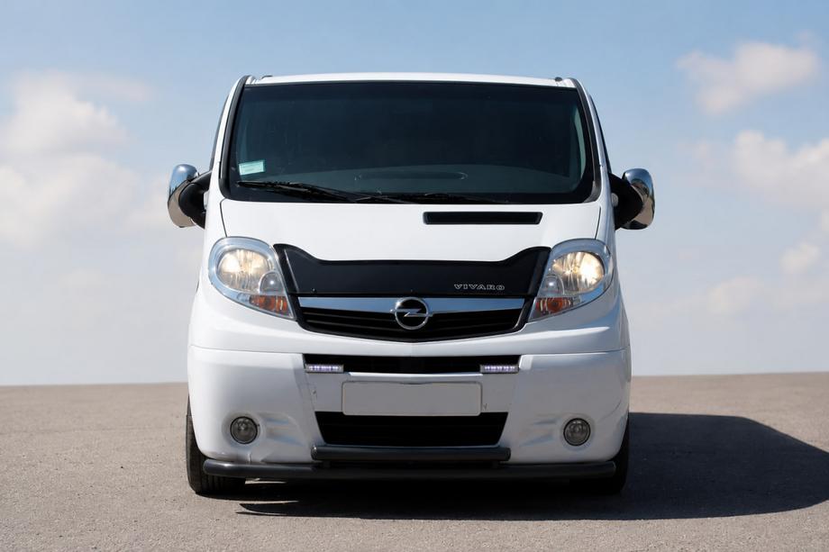 Nissan Primastar 2002-2014 Bull bar anteriore ST014/2 Black (acciaio inox) Foto 1