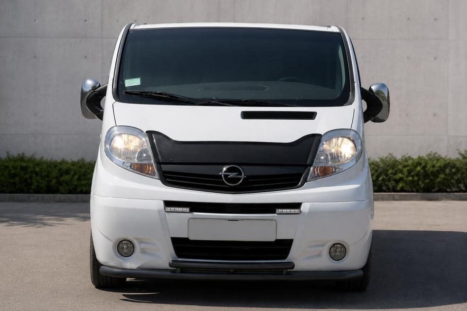 Renault Trafic 2001–2015 Bull bar anteriore ST014/2 Black (acciaio inox) Image