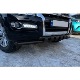 Bull bar anteriore ST015 Black (acciaio inox) Mitsubishi Pajero Wagon IV 2006-2021 foto 4