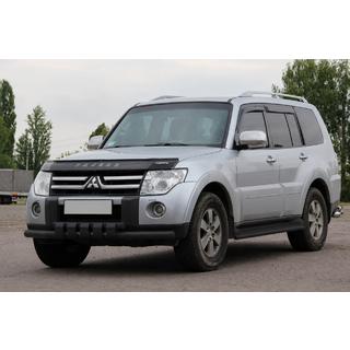 Bull bar anteriore ST015 Black (acciaio inox) Mitsubishi Pajero Wagon III 1999-2006 foto 1