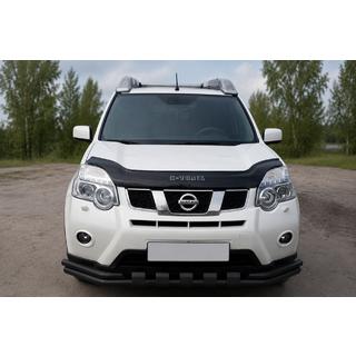 Bull bar anteriore ST015 Black (acciaio inox) Nissan X-trail T31 2007-2014 foto 1