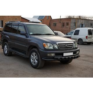 Bull bar anteriore ST015 Black (acciaio inox) Lexus LX470 1998-2007 foto 2