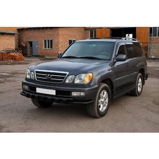 Bull bar anteriore ST015 Black (acciaio inox) Lexus LX470 1998-2007 foto 3