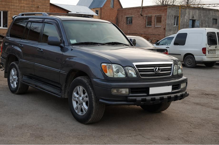 Lexus LX470 1998-2007 Bull bar anteriore ST015 Black (acciaio inox) Foto 2