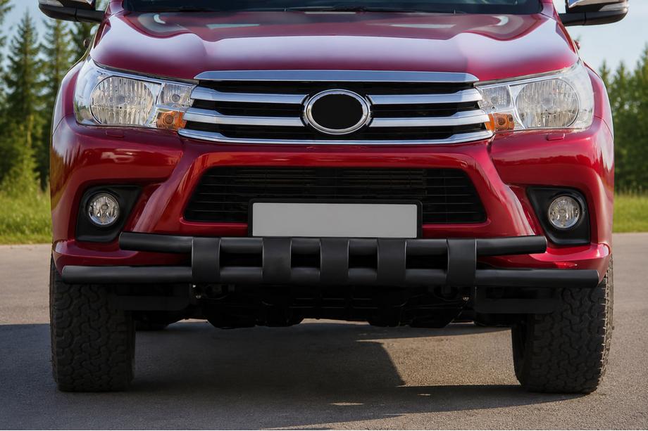 Toyota Hilux 2015- Bull bar anteriore ST015 Black (acciaio inox) Foto 1