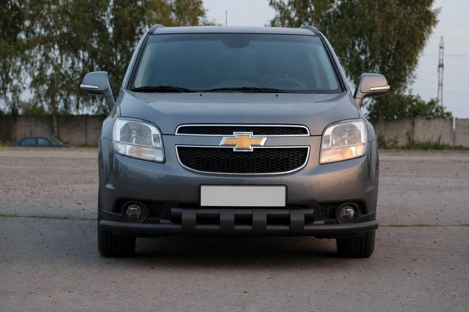 Chevrolet Orlando 2010-2018 Bull bar anteriore ST015 Black (acciaio inox) Foto 2